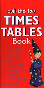 Pull-the-Tab Times Table Book: Interactive Times Tables from 1 to 12