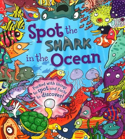 Spot the Shark in the Ocean