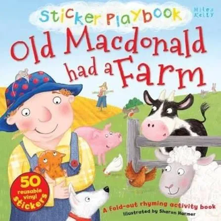 Sticker Playbook Old Macdonald Had a Farm