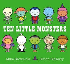Ten Little Monsters - (Paperback)