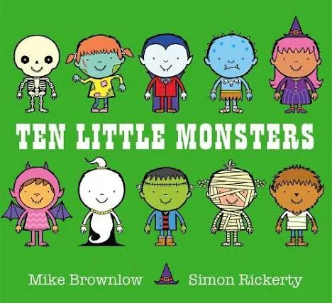 Ten Little Monsters - (Paperback) book