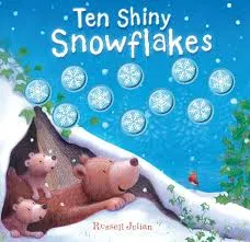 Ten Shiny Snowflakes