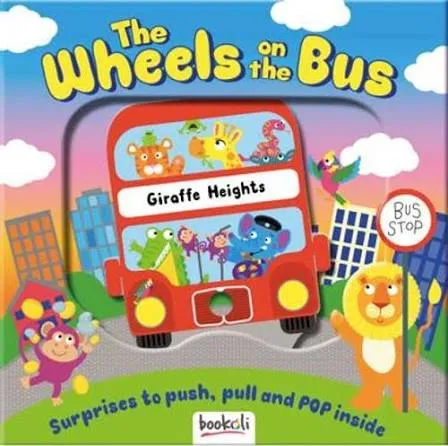 The Wheels on the Bus - Push, Pull, (Board book)