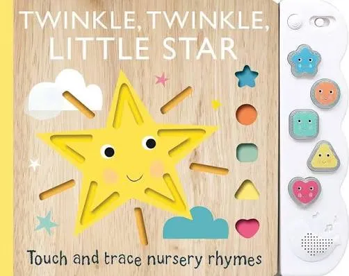Touch and Trace Nursery Rhymes: Twinkle, Twinkle Little Star with 5-Button Light and Sound