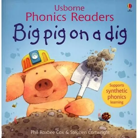 Usborne Phonics Reader Big Pig on a Dig
