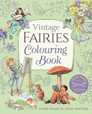 Vintage Fairies Colouring Book