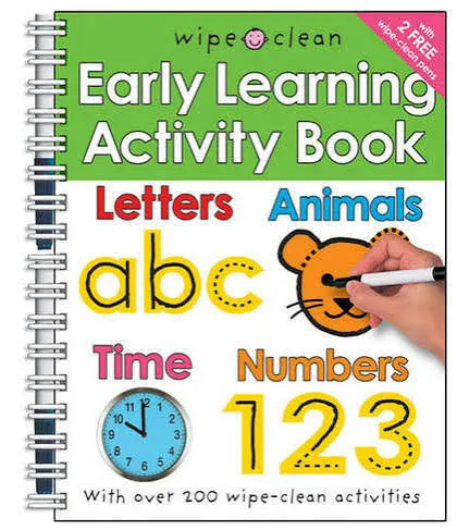Wipe Clean Early Learning Activity Book - Wipe Clean Spirals