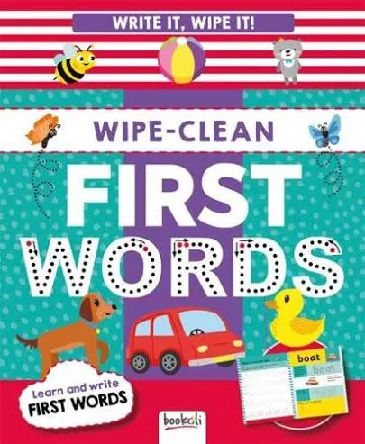 Wipe Clean First Words - Write It, Wipe It Book
