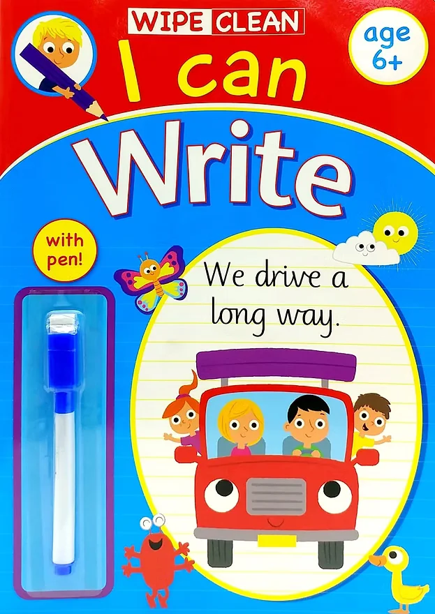 Wipe Clean I Can Write - Book With Pen